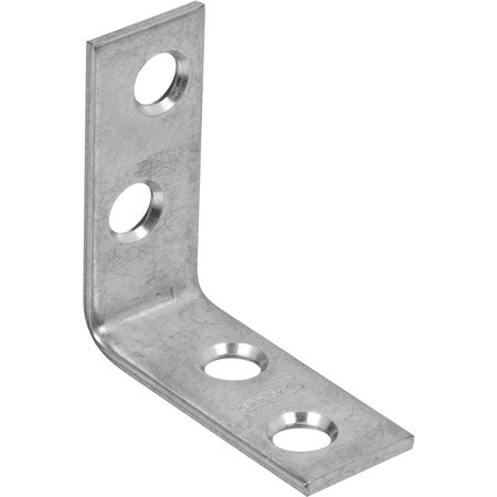 NATIONAL HARDWARE 1.5 in. H X 0.63 in. W X 0.08 in. D Zinc-Plated Steel Inside Corner Brace N266-304